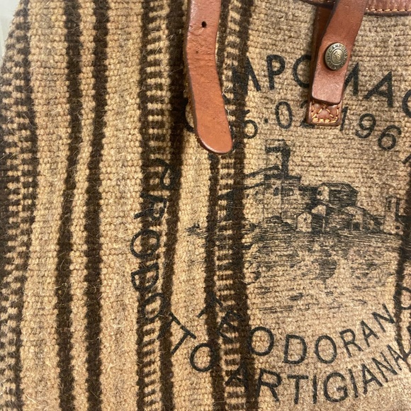 Campomaggi tapestry bag tote! Large! Beautiful - Picture 10 of 16